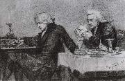 Salieri Pouring Poison Into Mozart's Glass, Mikhail Vrubel